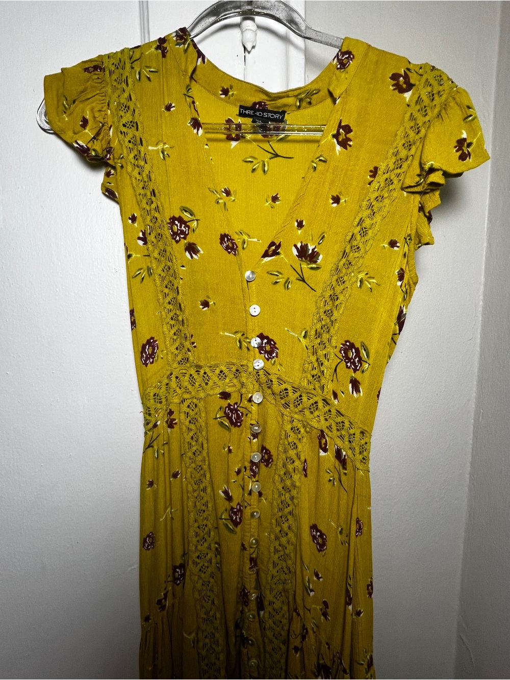 Boho High-Low Floral Maxi Dress
